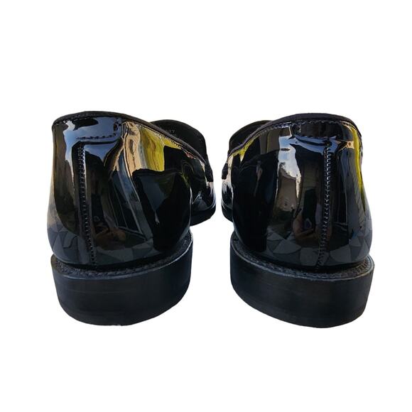 Allen Edmonds James Polished Patent Leather Tuxedo Dress Loafers 12 - Picture 11 of 13